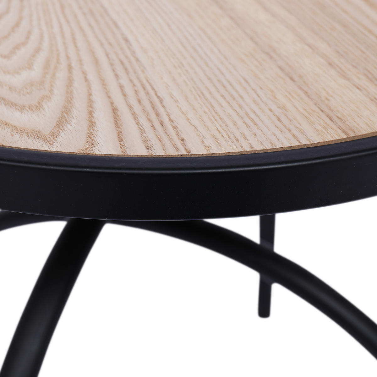BEISTELLTISCH Rund Schwarz 45 x 45 x 41.5 cm - Schwarz, Holz (45/45/41.5cm) - Nordlys