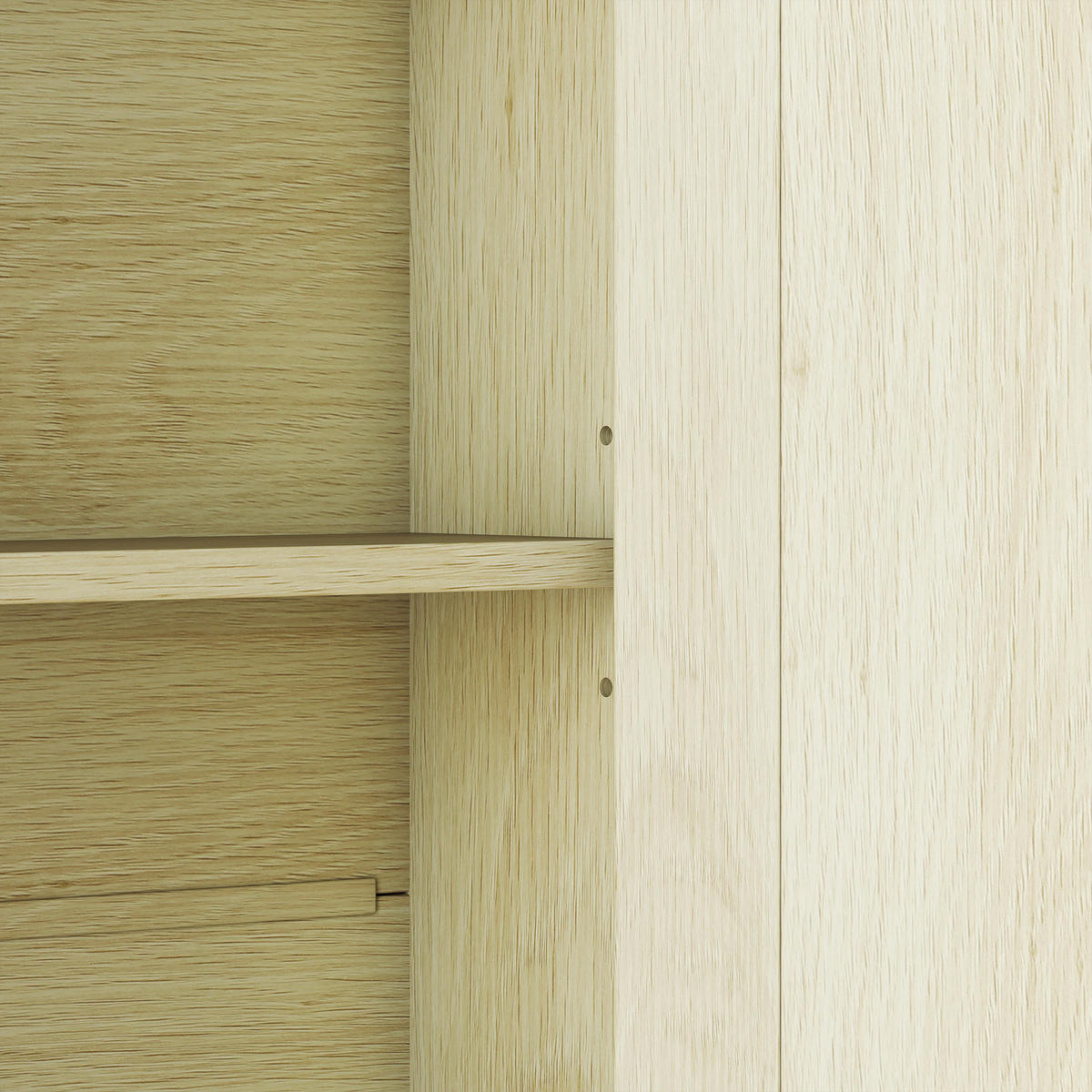 SPIEGELSCHRANK Naturfarben - Naturfarben, Holz (56/58/13cm)