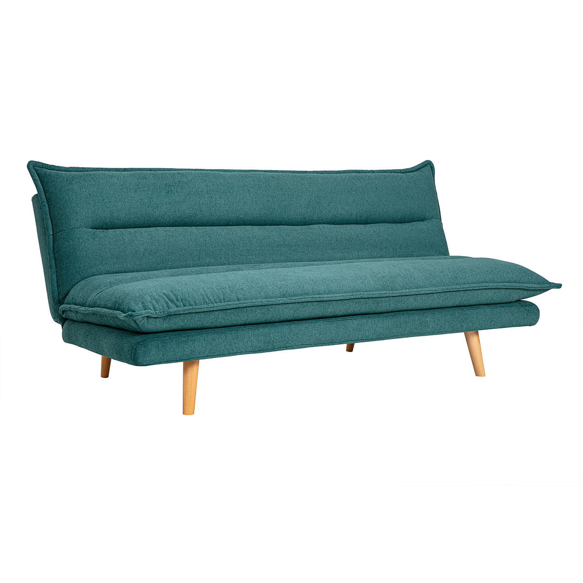 Thumbnail - Miliboo Schlafsofa, Blau, Textil, 91.5x85.5x188 cm, Wohnzimmer, Sofas & Couches, Schlafsofas