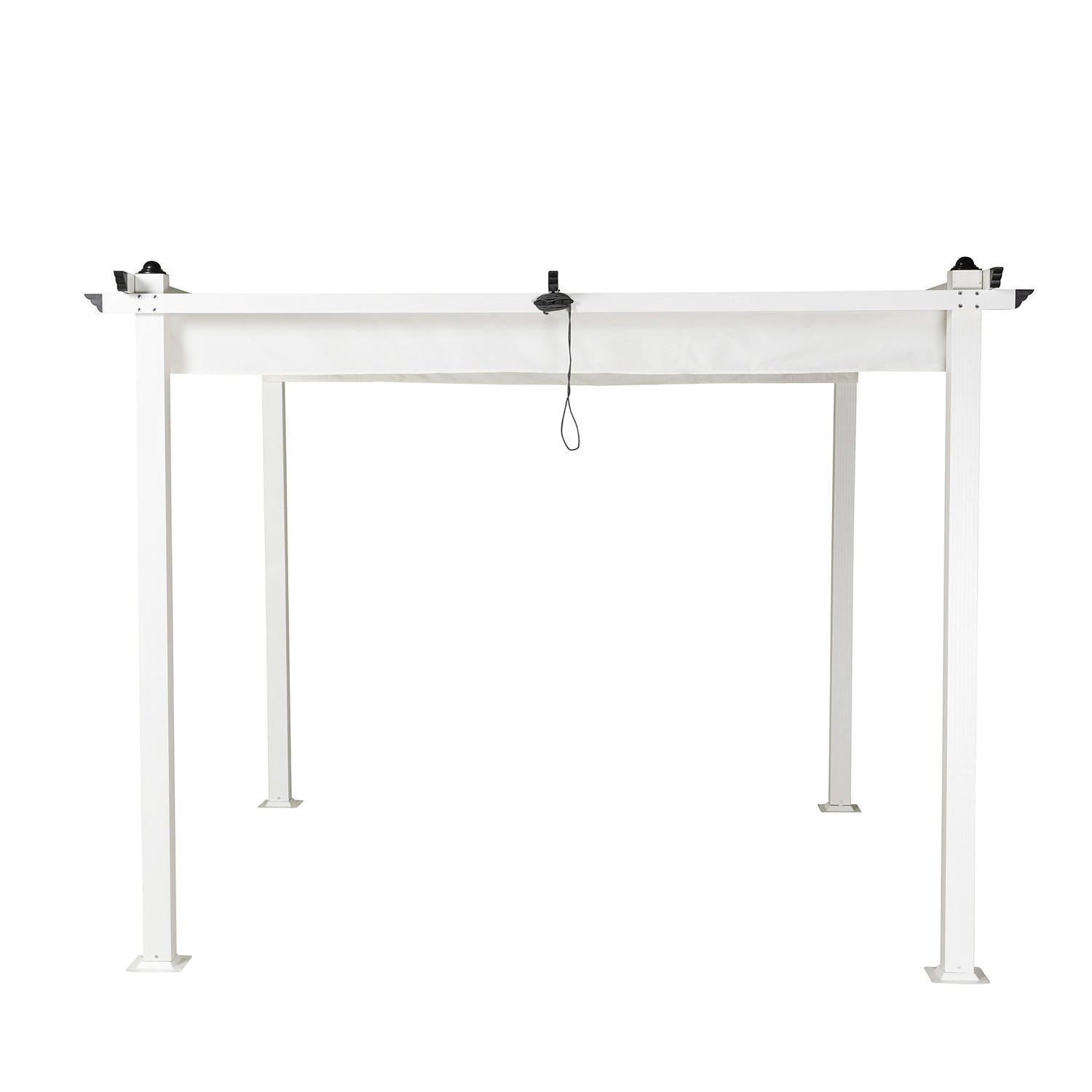 PERGOLA - Weiß, Metall (295/250/295cm) - home24