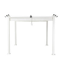PERGOLA - Weiß, Metall (295/250/295cm) - home24