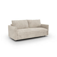 SCHLAFSOFA Express AVA Köpergewebe Beige 178cm - Beige, Textil (178/78/100cm) - Premium Interiors