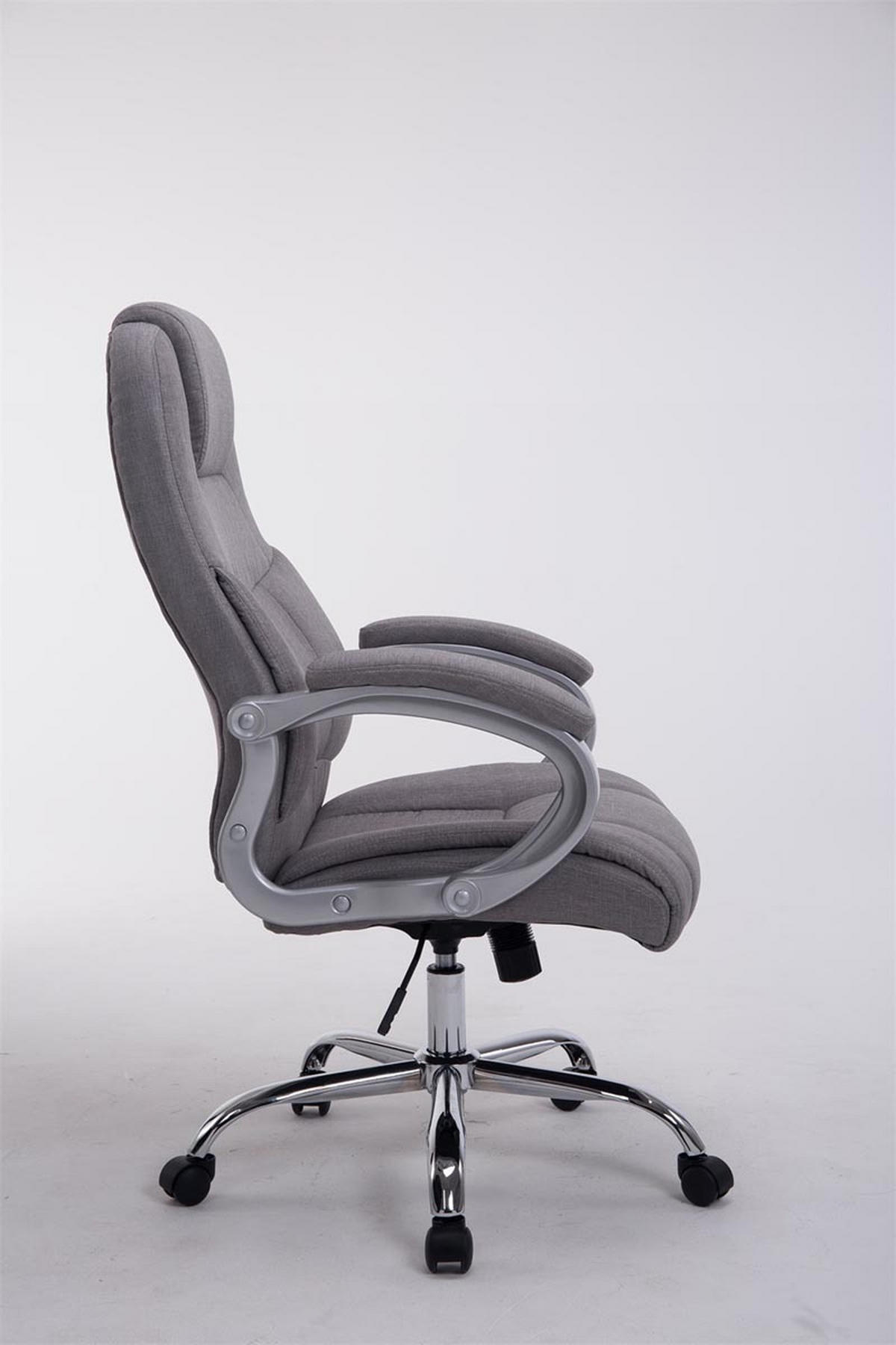 BÜROSTUHL Apodo, Stoff Grau - Grau, Textil/Metall (66/122/70cm) - TPFLiving