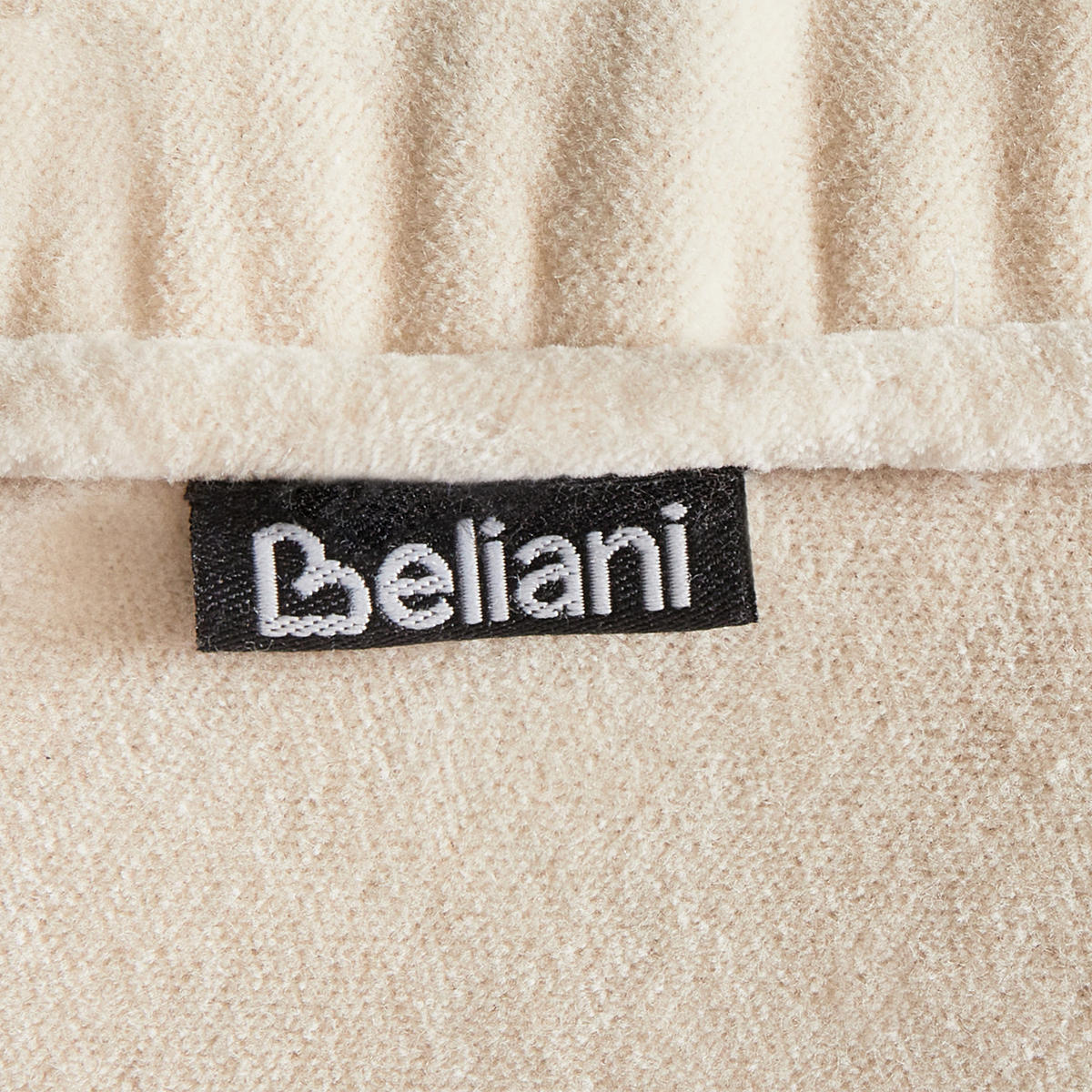 POUF Hellbeige Yulle - Beige, Textil (60/25/60cm) - Beliani