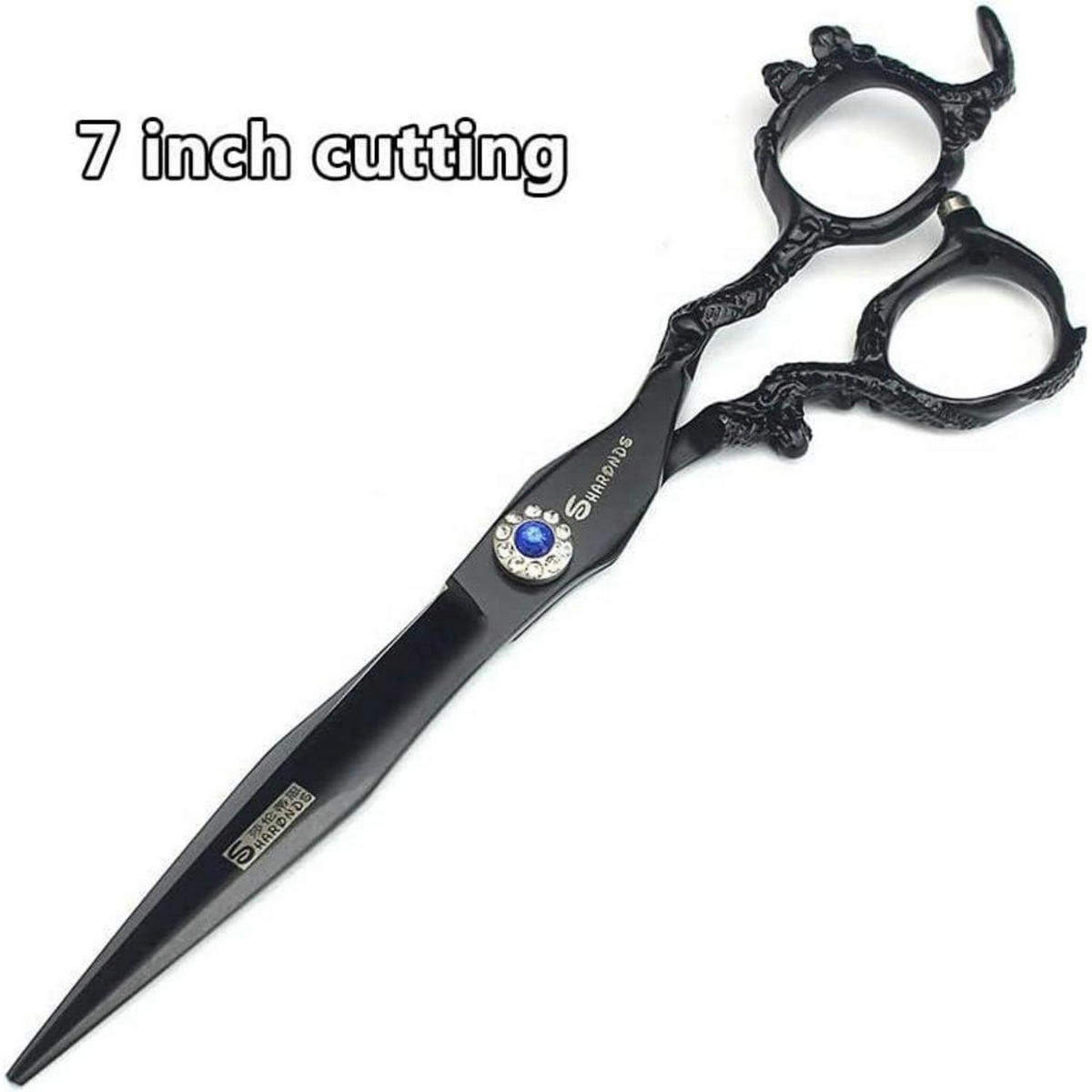 FRISEURSCHEREN Set 7+6 Zoll Edelstahl - Schwarz, Metall (6/1/17.7cm)