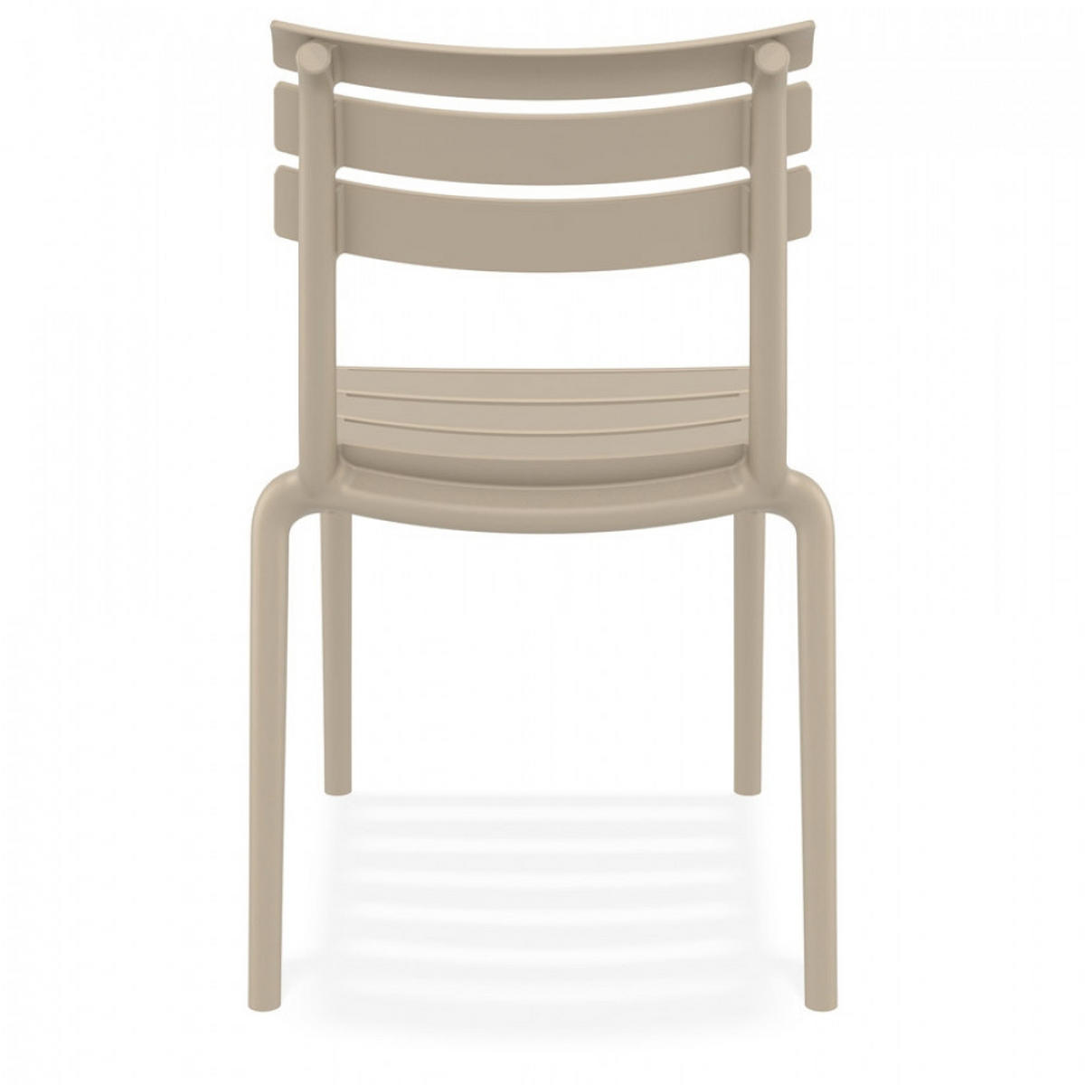 STUHL Mol 50x84x59cm - Taupe, Kunststoff (50/84/59cm) - AlterEgo