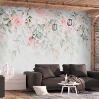 SELBSTKLEBENDE FOTOTAPETE 245/175 cm - Pink/Grün, Kunststoff/Textil (245/1cm) - KUNSTLOFT