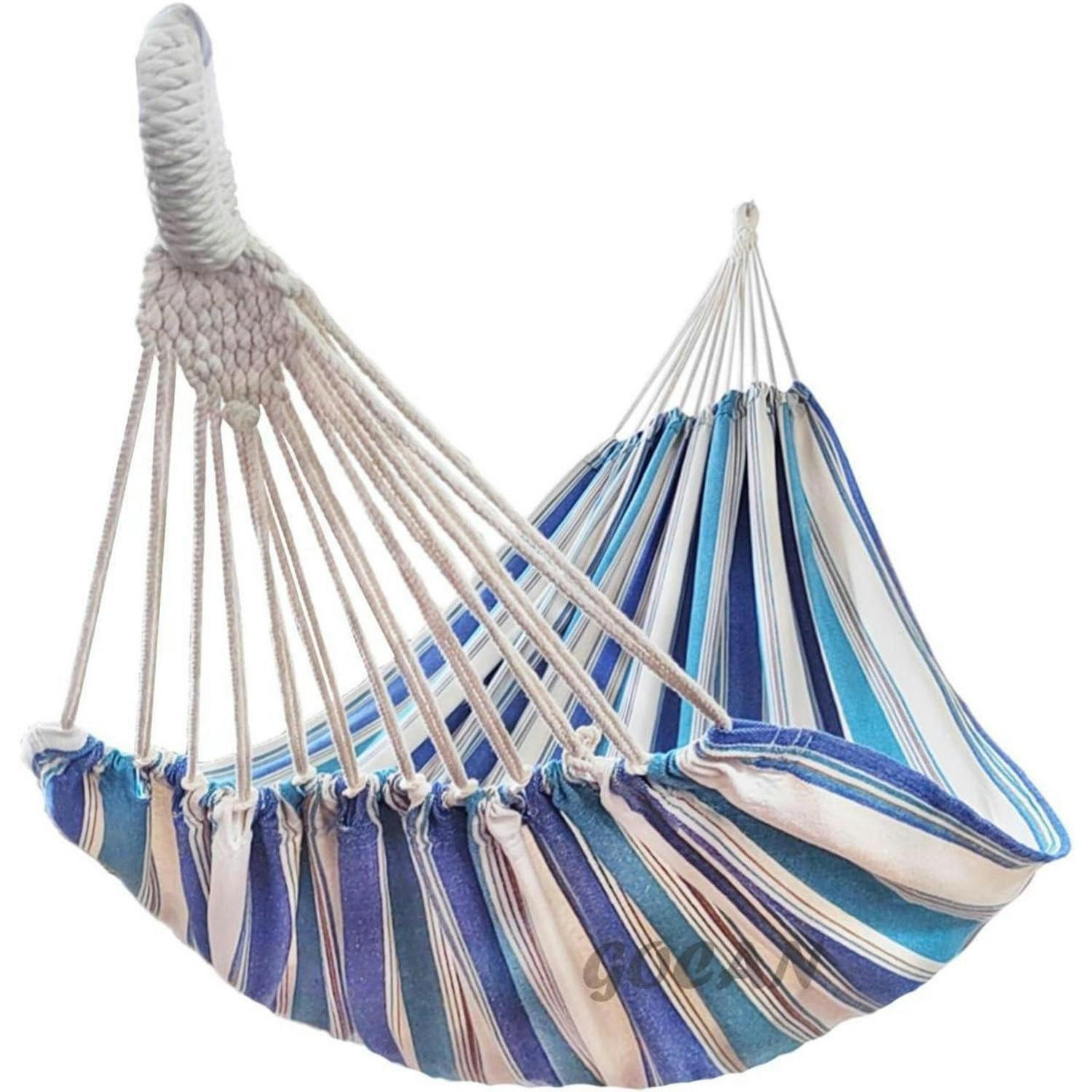 HÄNGEMATTE für 2 Personen Baumwolle Leinen 330 cm Cornfield - Multicolor, Textil (149.9/2.5/330cm)