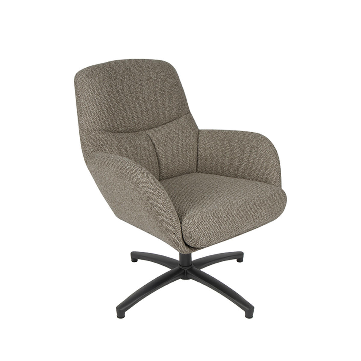 SESSEL Chill Zone Grau 73/68/90 cm - Dunkelgrau, Textil (68/90/73cm) - LABEL51