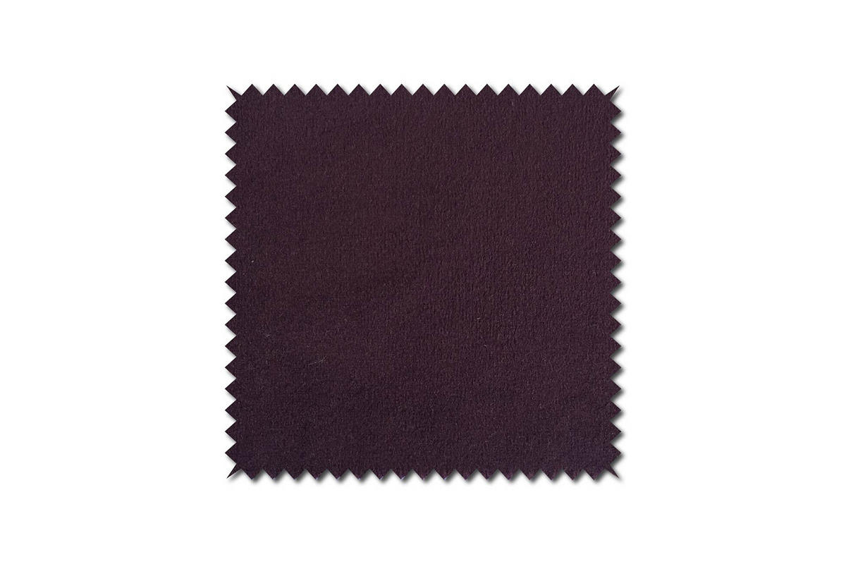 HOCKER LOTTE Violett Velvet - Violett, Textil/Metall (57/44/52cm) - KAWOLA