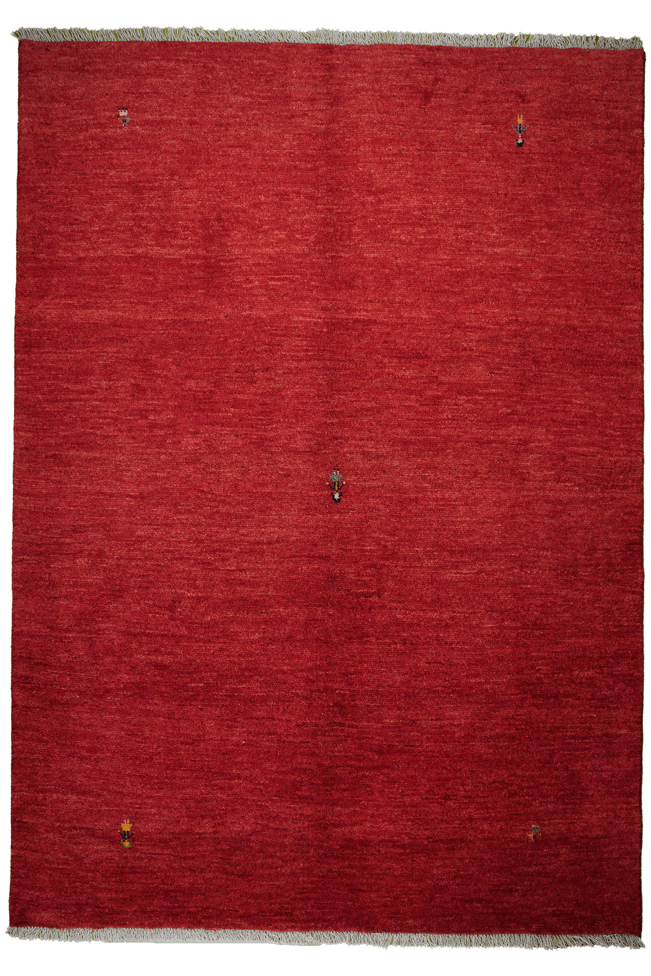 TEPPICH Gabbeh Rot 240/169 cm Schurwolle - Rot, Textil (169/240cm) - Looma