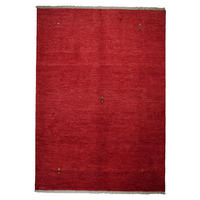 TEPPICH Gabbeh Rot 240/169 cm Schurwolle - Rot, Textil (169/240cm) - Looma