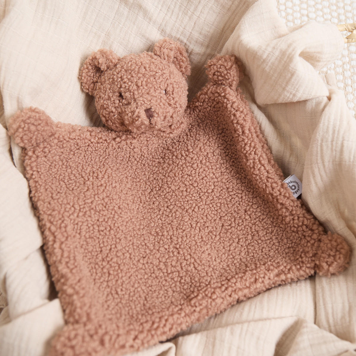 SCHMUSETUCH Bär Mika - Ab Geburt - Braun, Textil (27/30cm) - Bieco Spielwaren