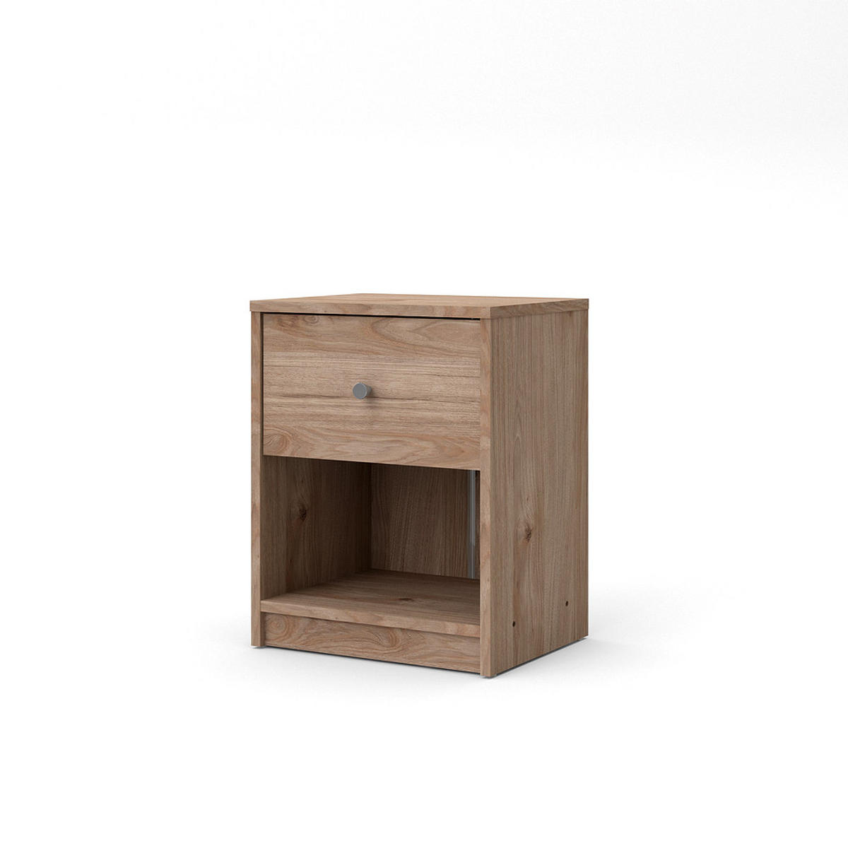 NACHTSCHRANK hell walnuss - Braun, Holzwerkstoff (38/48/30cm) - ebuy24
