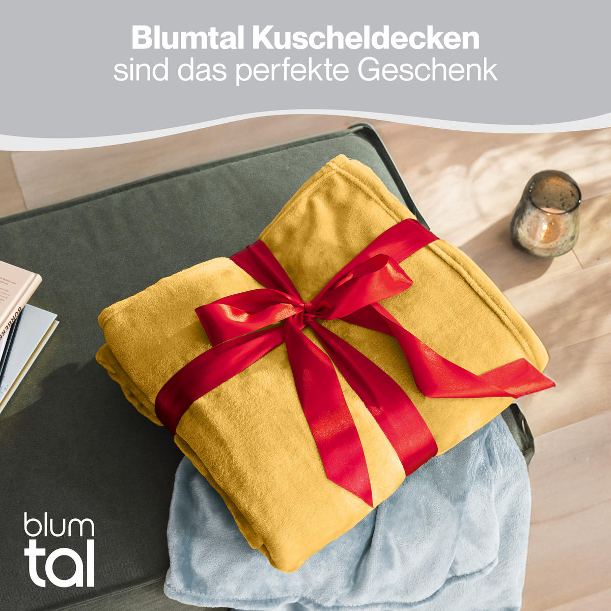 KUSCHELDECKE Anton 270/230 cm, Gelb - Gelb, Textil (270/230cm) - Blumtal