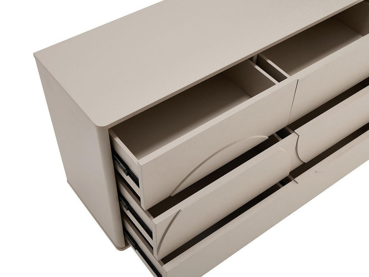 KOMMODE - 120 cm x 40 cm - holz - beige Delorina - Beige, Holz (120/81.3/40cm) - Vente-Unique