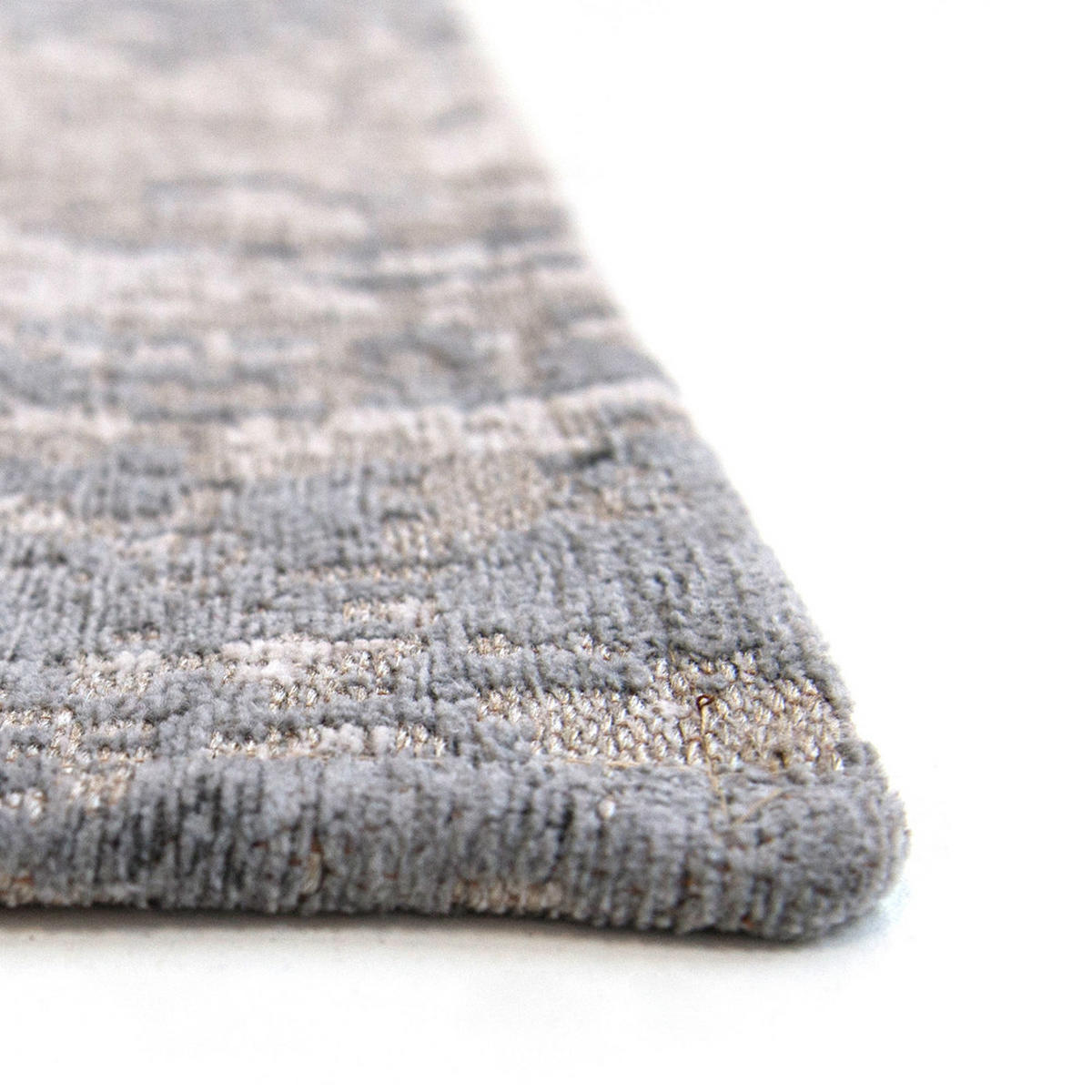 TEPPICH Jersey Stone Mad Men 280/390 cm - Grau, Textil (280/390cm) - Louis De Poortere