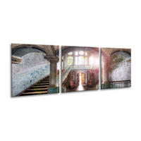 BILDER-SET aus Glas je 50x50 cm Lost PLace - Beige, Glas (150/50cm) - artissimo