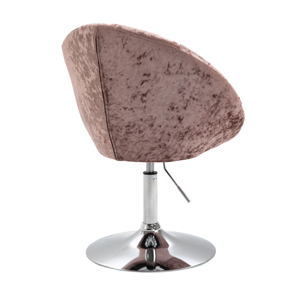 COCKTAILSESSEL HAVANNA Samt Champagner - Silberfarben/Goldfarben, Textil (62/88/58cm) - SVITA