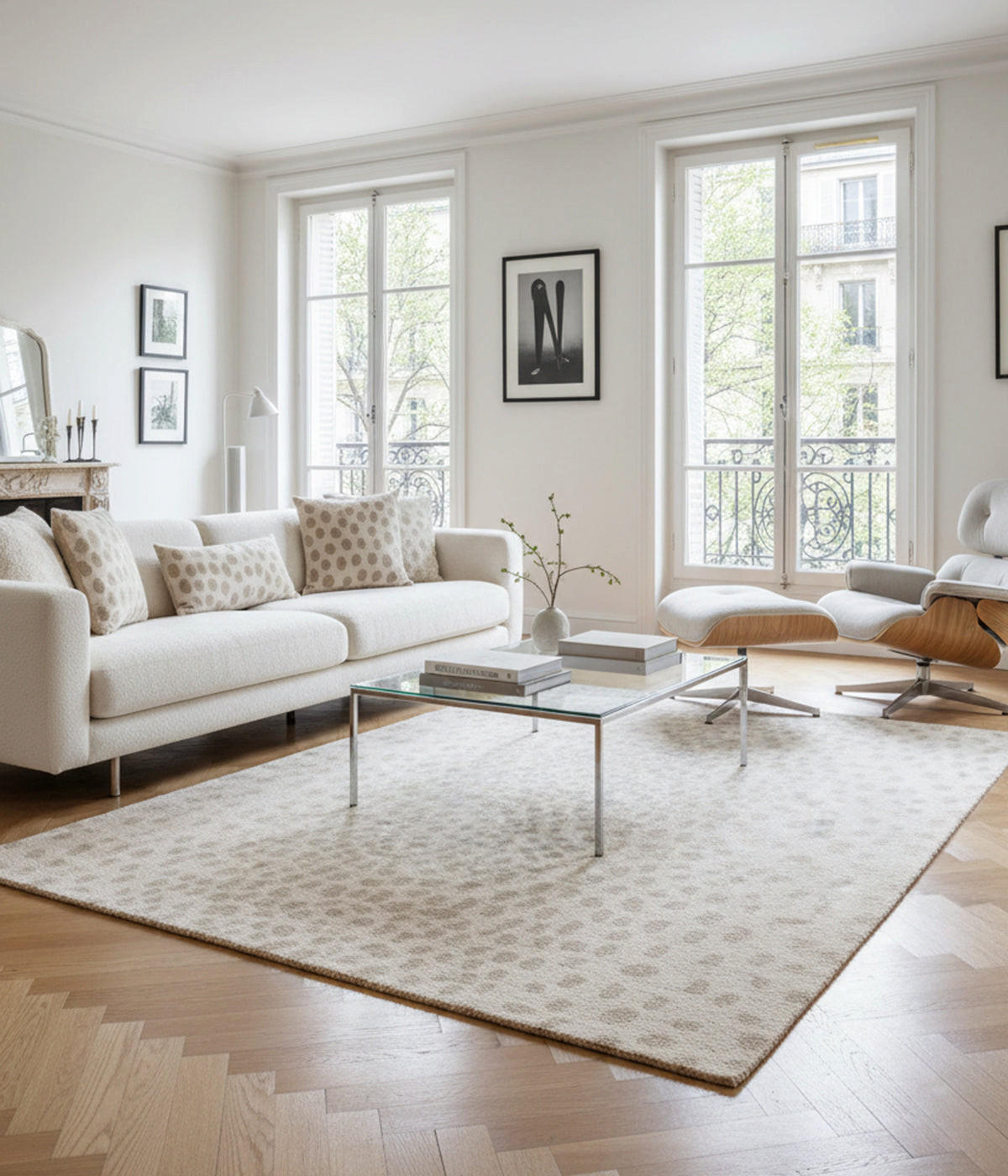 TEPPICH Design weich komfortabel beige - Beige, Textil (160/230cm) - AFK Living