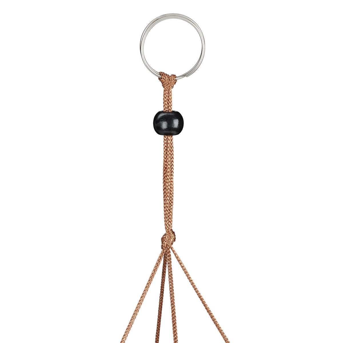 WINDSPIEL - Hellbraun, Holz/Textil (7/7/73cm) - Relaxdays