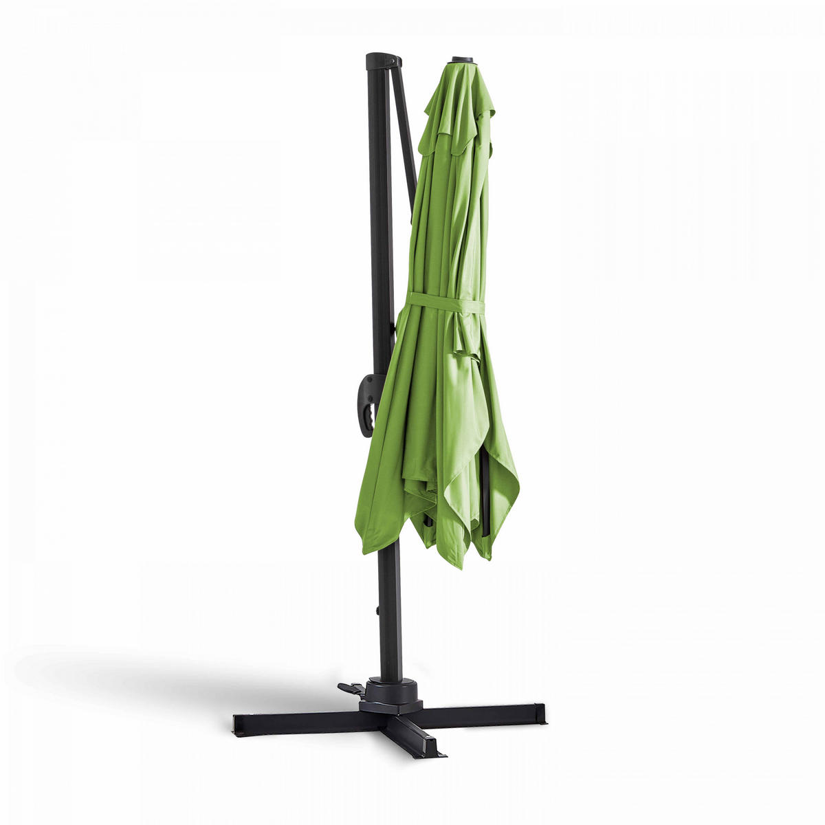 SONNENSCHIRM 2x3m Aluminium, Grün - Grün, Metall (300/200cm) - Oviala