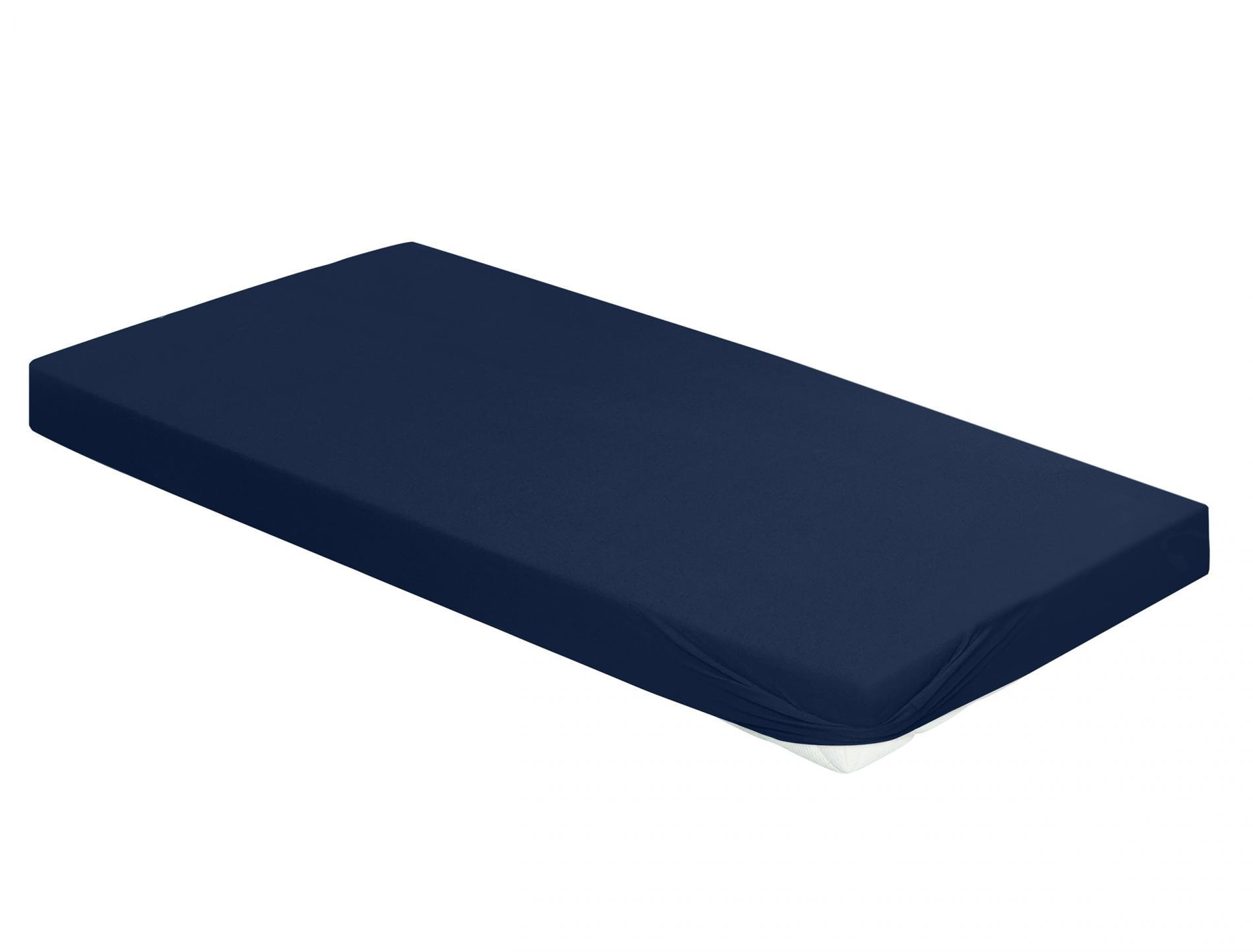 SPANNBETTTUCH VESUV 0012 - Blau, Textil (150/200cm) - Irisette
