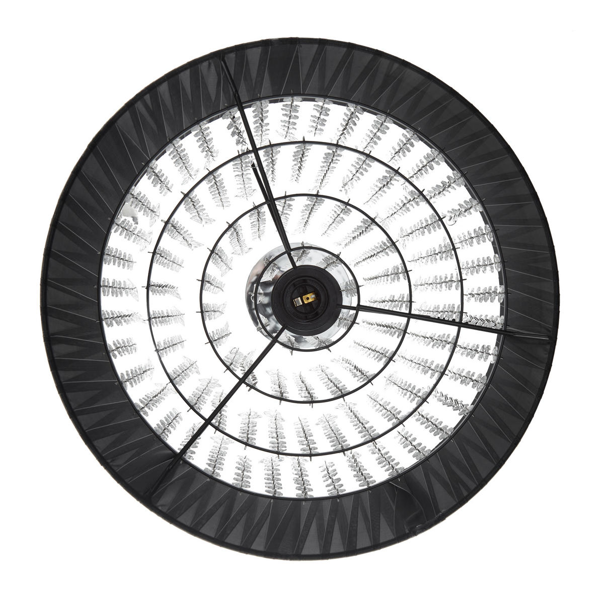 STEHLAMPE - Multicolor, Kunststoff/Textil (37.5/37.5/150cm) - Relaxdays