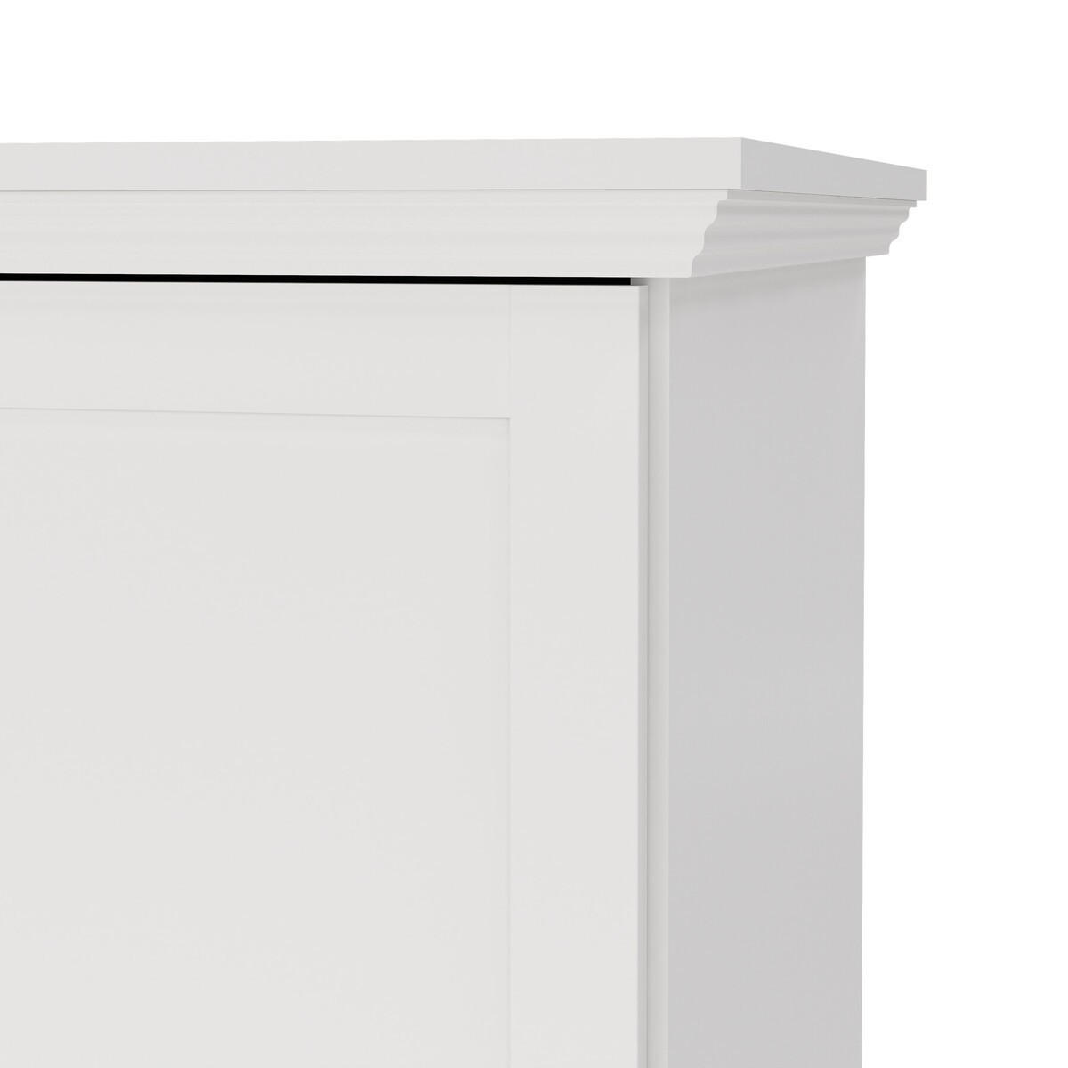 KLEIDERSCHRANK mit 2 Rahmen-Türen south 95,7/63,1/200 cm - Weiß, Holzwerkstoff (63.1/200/95.7cm) - Calicosy