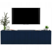 TV-SCHRANK Elpis Marineblau Matt Glamour 150 cm - Blau, Holzwerkstoff (150/37.5/36.5cm) - Meble Lindner