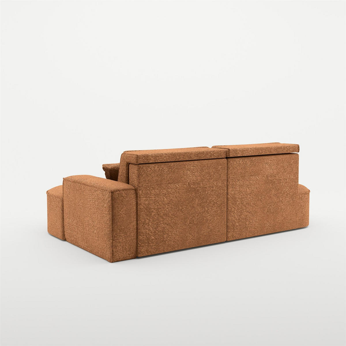 ECKSOFA Venedig Mit Schlaffunktion - Braun, Holzwerkstoff/Textil (278/179cm) - Fun Möbel