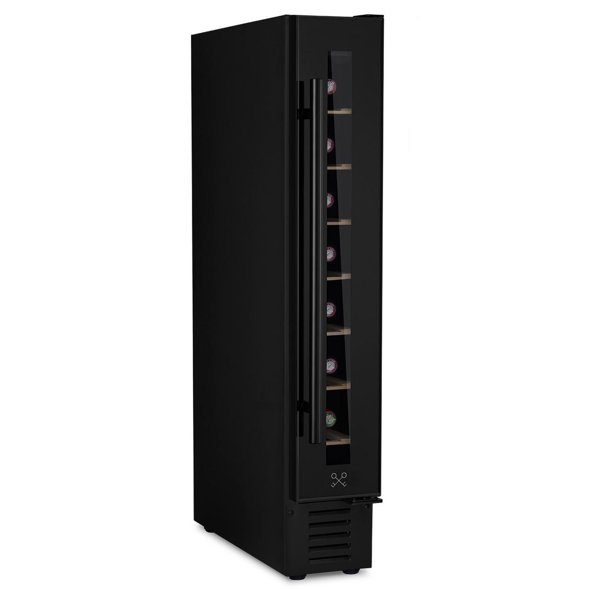 WEINKÜHLSCHRANK CAVSEB7 Schwarz, 7 Flaschen , Kapazität 22L - Schwarz, Metall (15.2/87.7/47.5cm) - Les Petits Champs