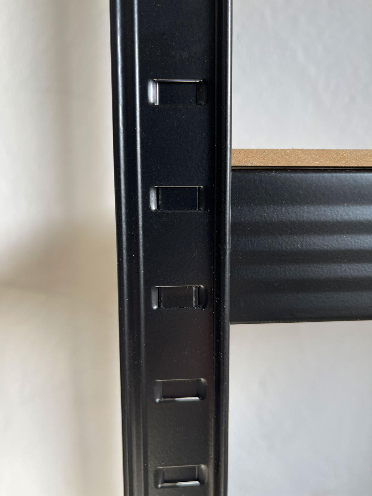 SCHWERLASTREGAL 90x40x180cm - Schwarz, Metall (90/180/40cm) - QUICK STAR