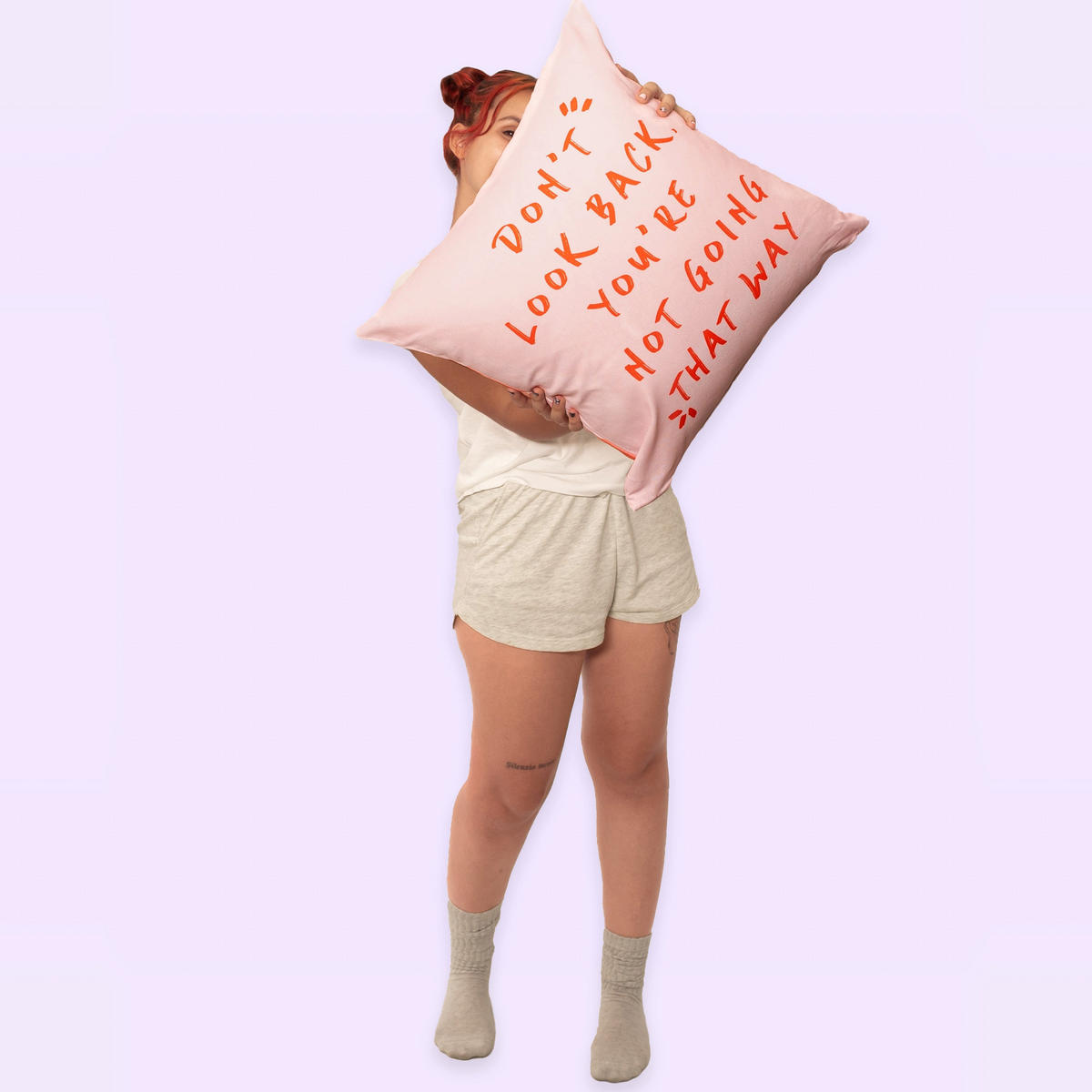 KISSENBEZUG dekorativ wink 50x50 cm (2er pack) mehrfarbig - Multicolor, Textil (50/50cm) - Happy Friday