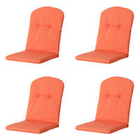 GARTENSTUHLKISSEN Panama 96/45 cm 4er-Set - Orange, Textil (45/5/96cm) - Madison