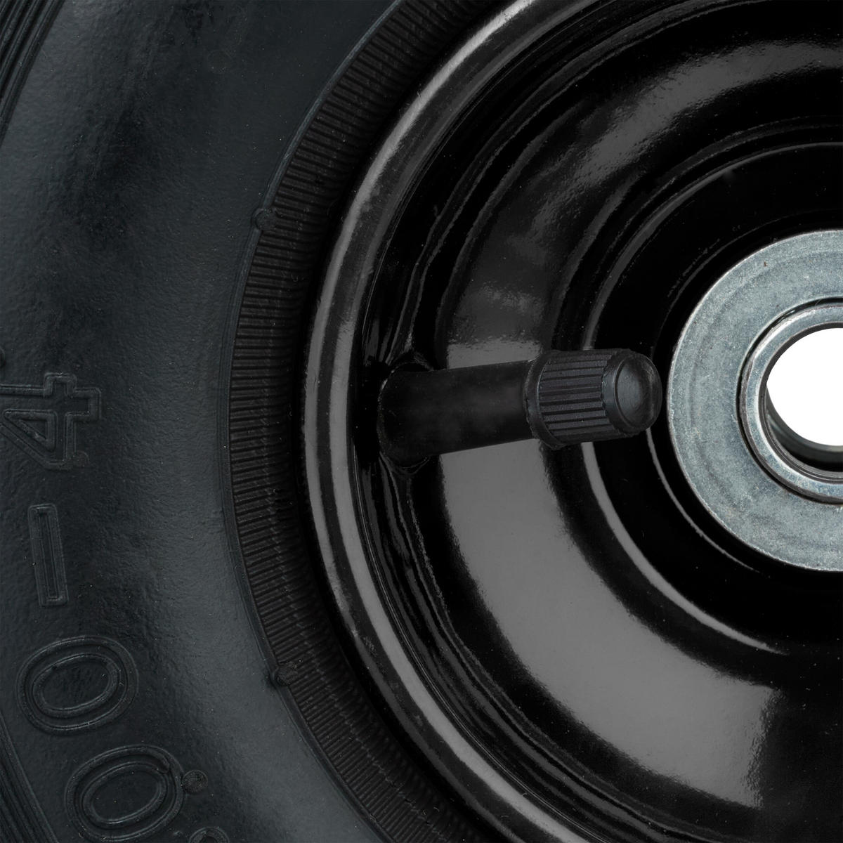 2XSACKKARRENRAD - Anthrazit, Kunststoff/Metall (26/26/8.5cm) - Relaxdays