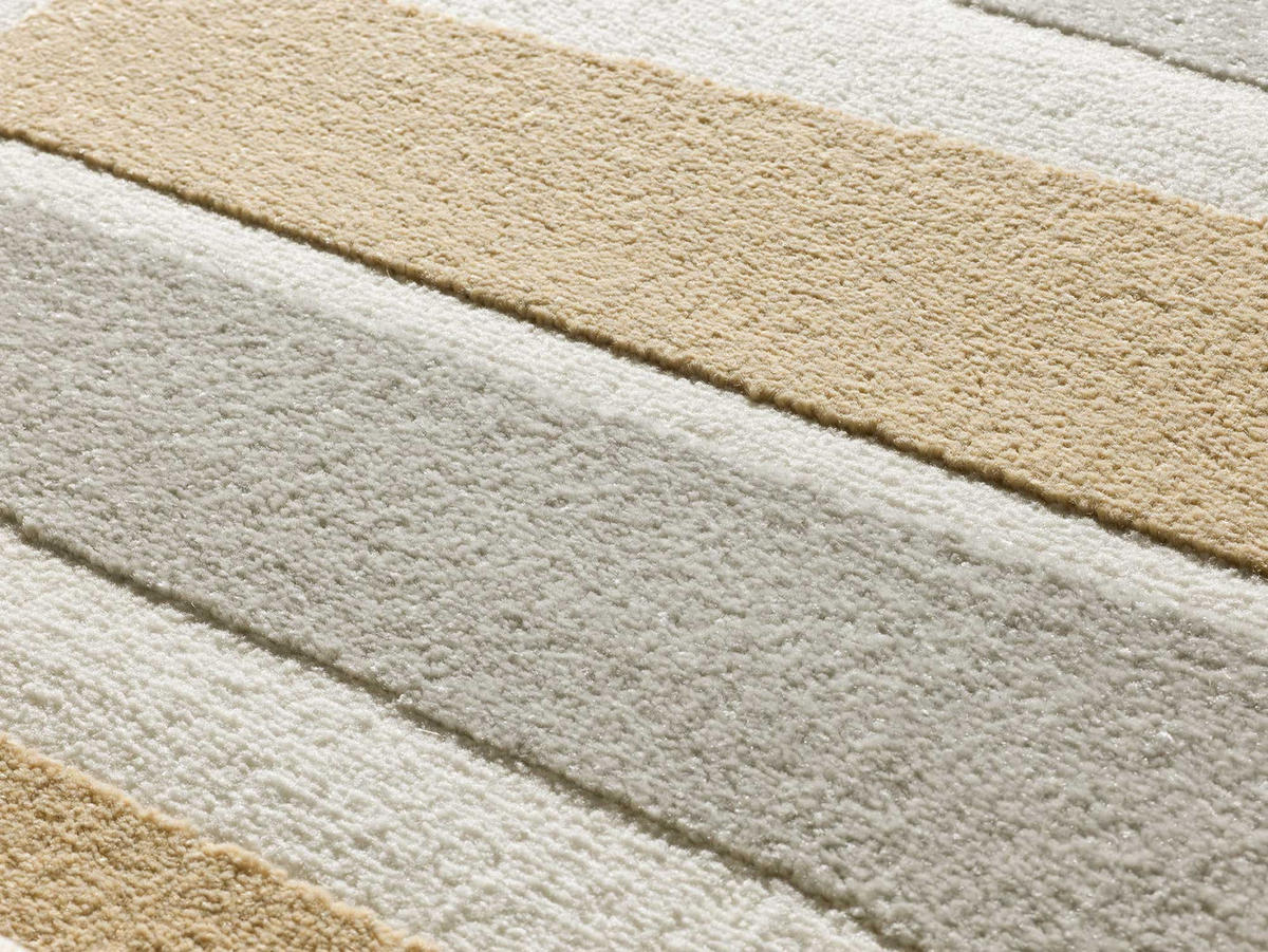 WEBTEPPICH beige und grau Flora 80/150 cm - Beige/Grau, Naturmaterialien/Textil (80/150cm) - Atticgo