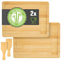 SCHNEIDEBRETT 22/30/1,2 cm, Bambus - Braun, Holz (22/30cm) - Dunedesign