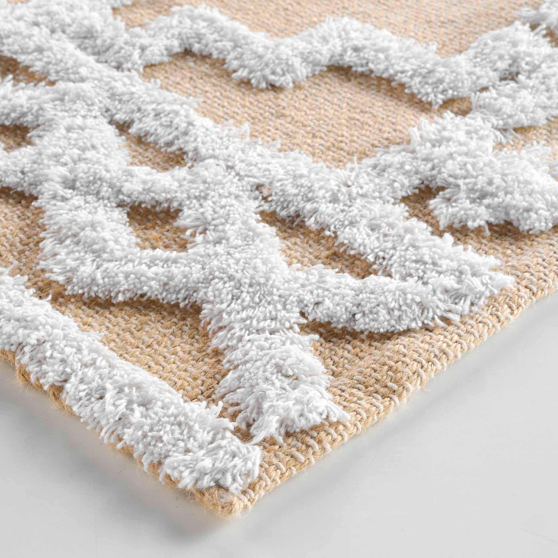 JUTETEPPICH 60/90 cm Medine - Beige, Naturmaterialen (90/50cm) - Douceur d´intérieur