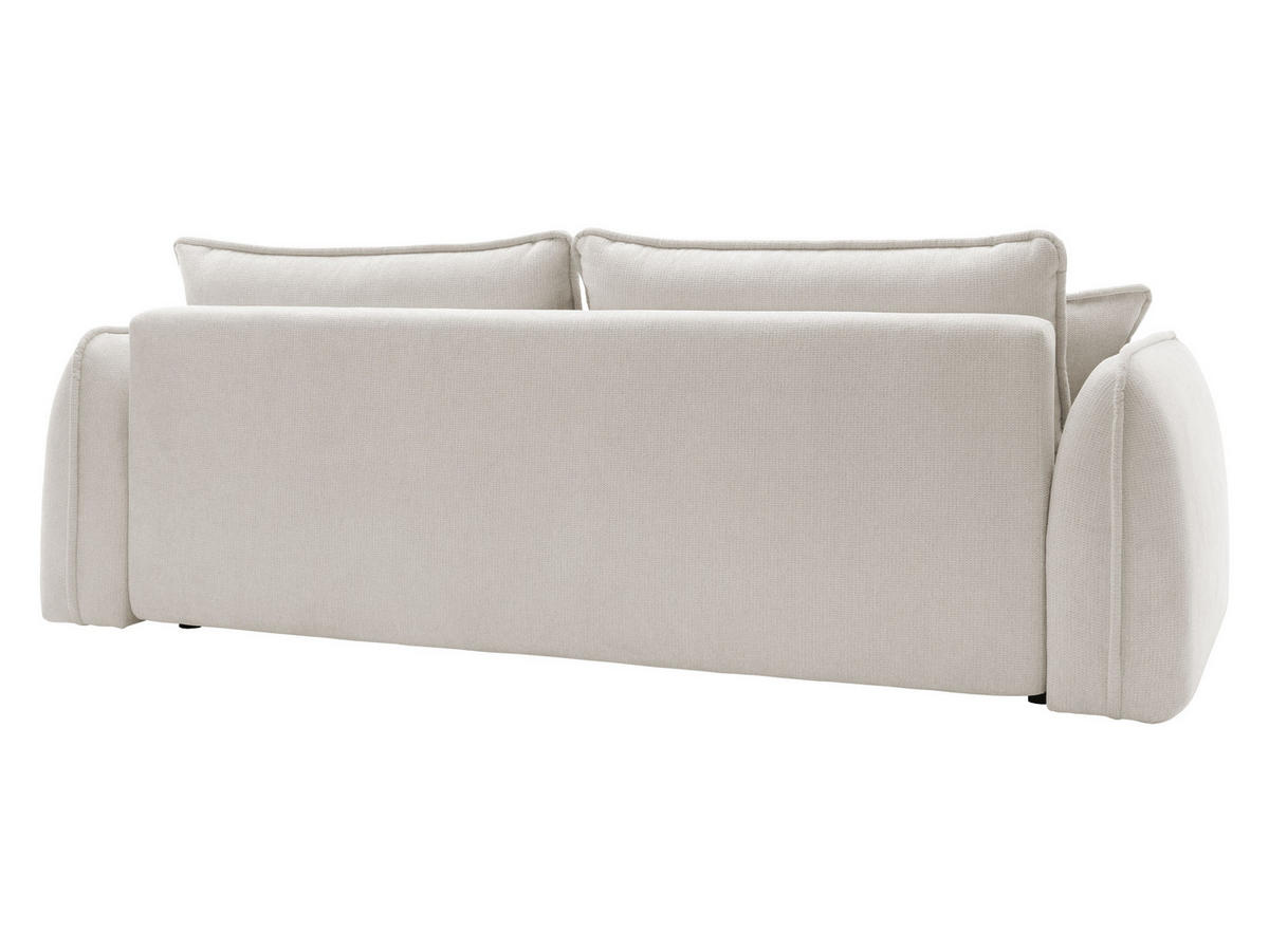 SCHLAFSOFA Moho - Creme/Schwarz, Holz/Kunststoff (250/94/109cm) - MIRJAN24