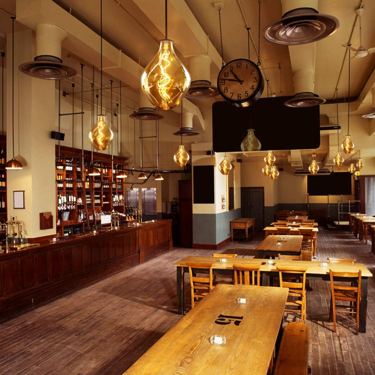 LEUCHTMITTEL Glowmorisyn 16.5/16.5/27 cm - Braun, Glas (16.5/27cm) - ZMH