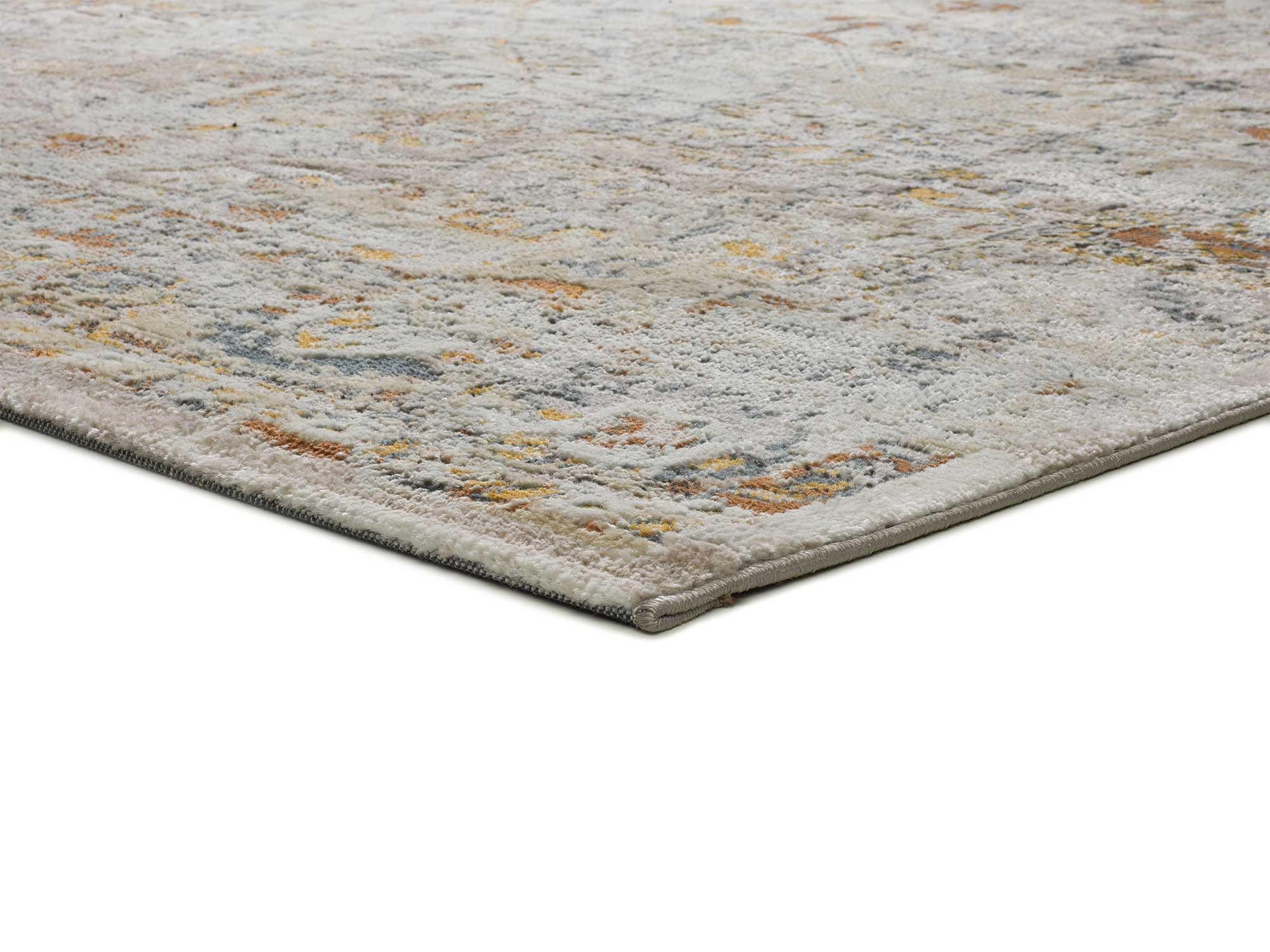 VINTAGE-TEPPICH Gepuderten Farben Springs 115/170 cm - Pastellblau/Beige, Textil (115/170cm) - Atticgo