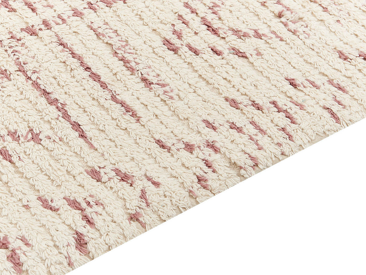 KURZFLOR-TEPPICH Edirne 200/140 cm - Beige, Textil (140/200cm) - Beliani