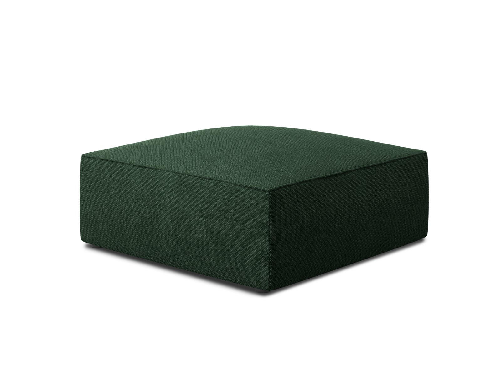 POUF Ruby aus strukturiertem Stoff grün - Grün, Textil (93/40/93cm) - Micadoni