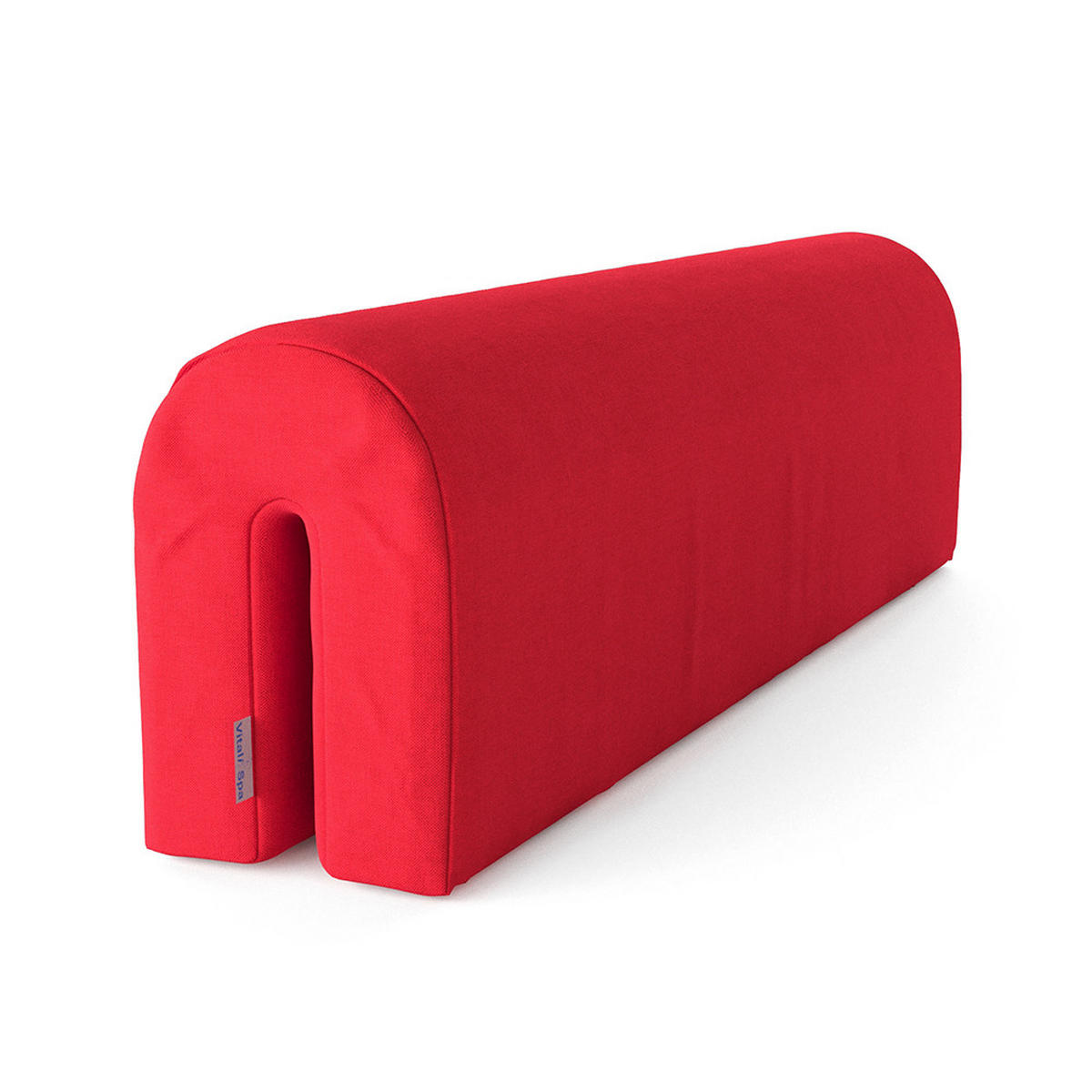 BETTUMRANDUNG Rot 70 x 20 cm - Rot, Textil (70/20/14cm) - VitaliSpa