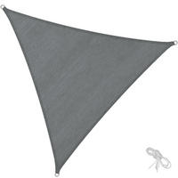 SONNENSEGEL ,inklusive Spannseile,grau - Grau, Kunststoff (400/400cm) - tectake