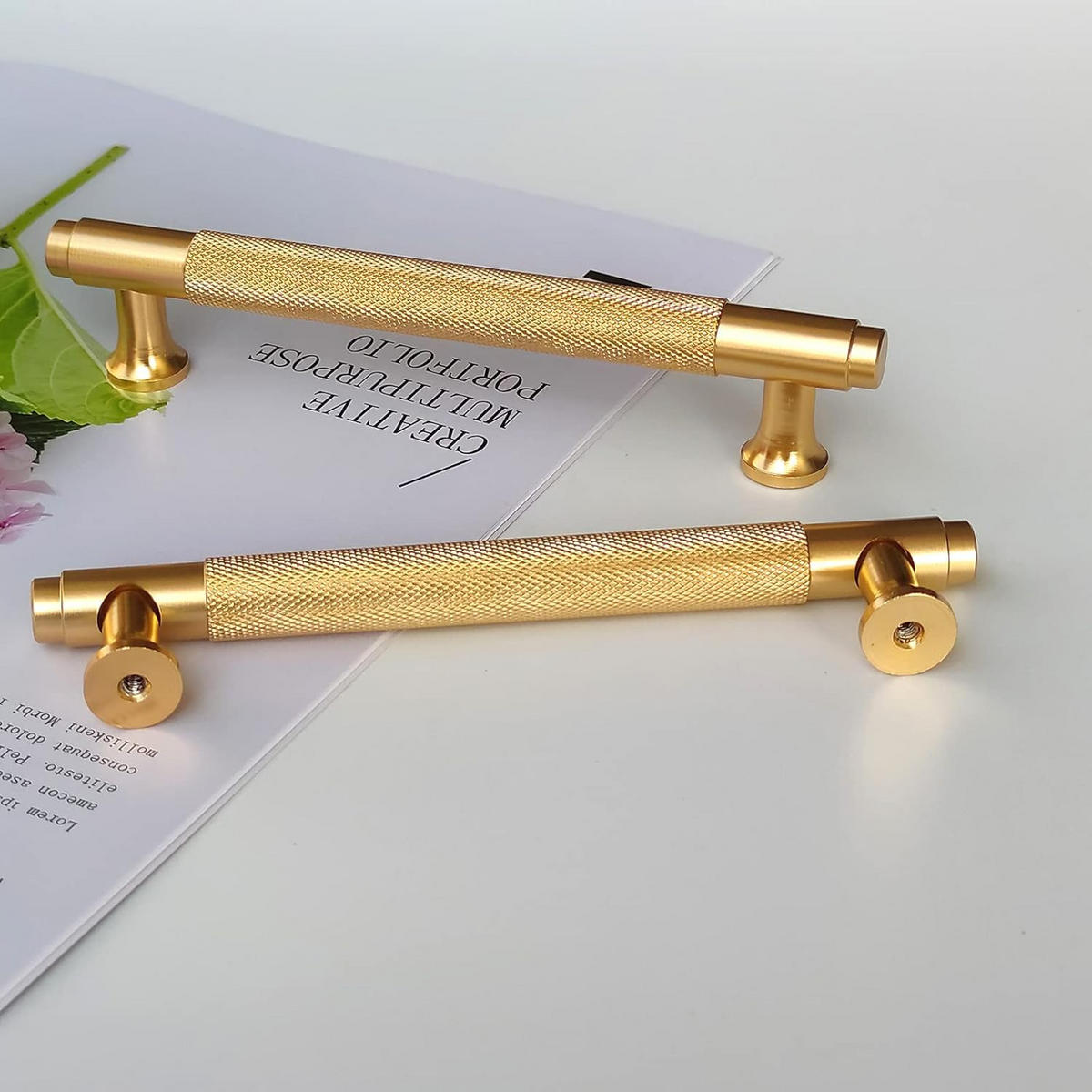 MÖBELGRIFF Gold 2er-Set 128 mm - Goldfarben, Metall (1.2/3.3/16cm)
