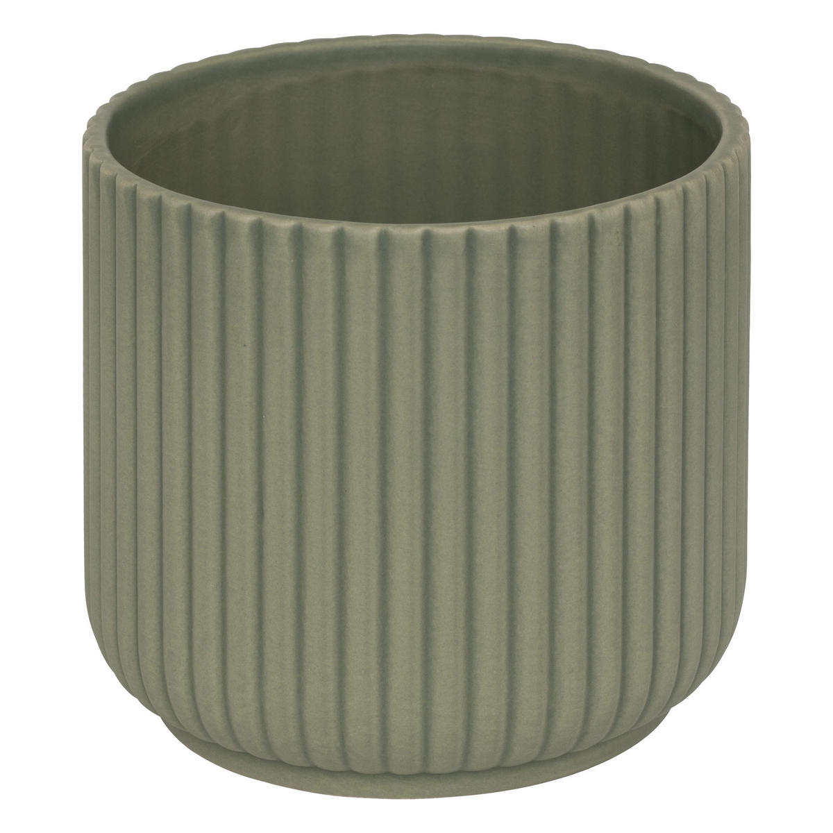 BLUMENTOPF Dolomit Nuria 13,5/12 cm - Grün, Stein (13.5/12/13.5cm) - Atmosphera Createur d´interieur