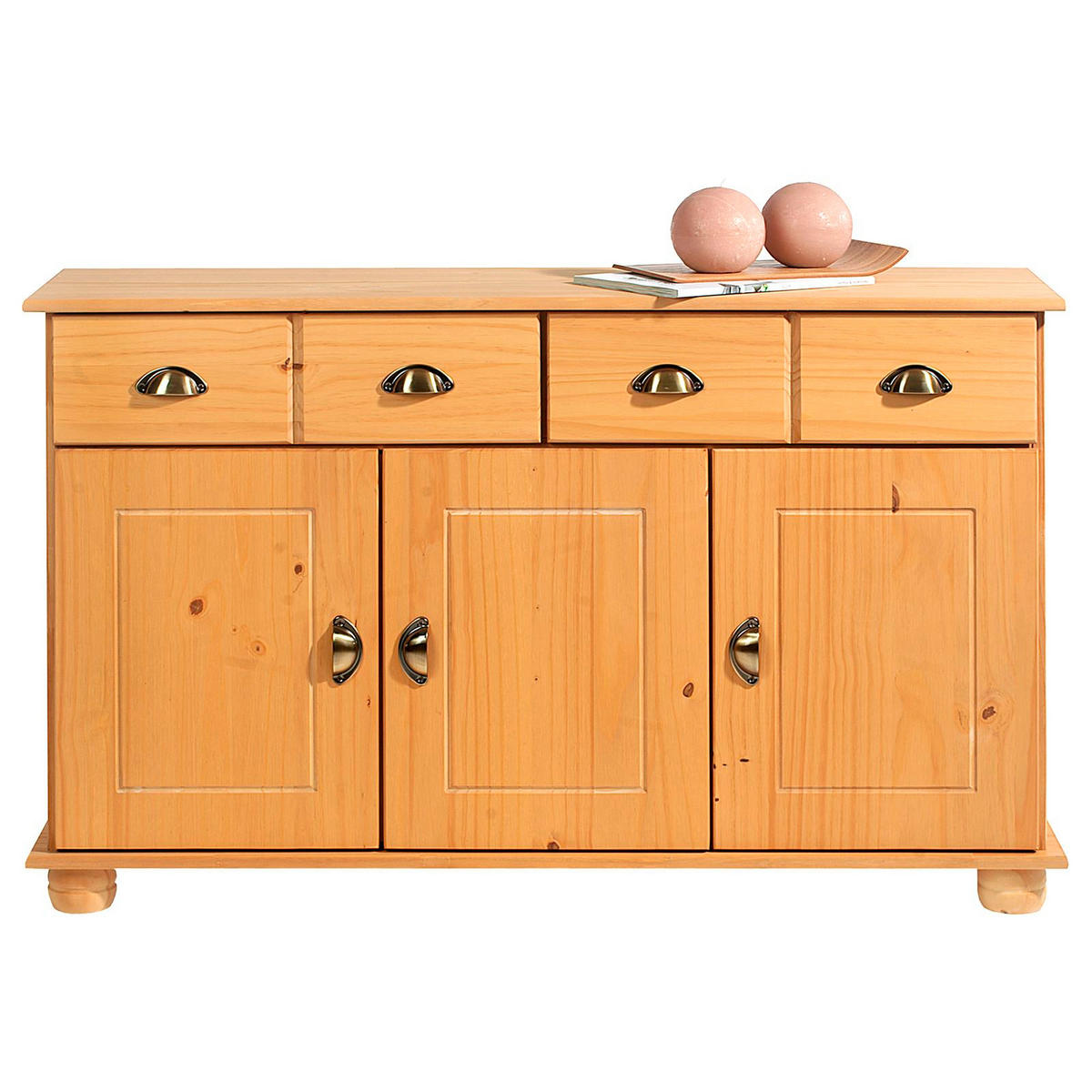 SIDEBOARD COLMAR - Kieferfarben, Holz (116/74/35cm) - IDIMEX