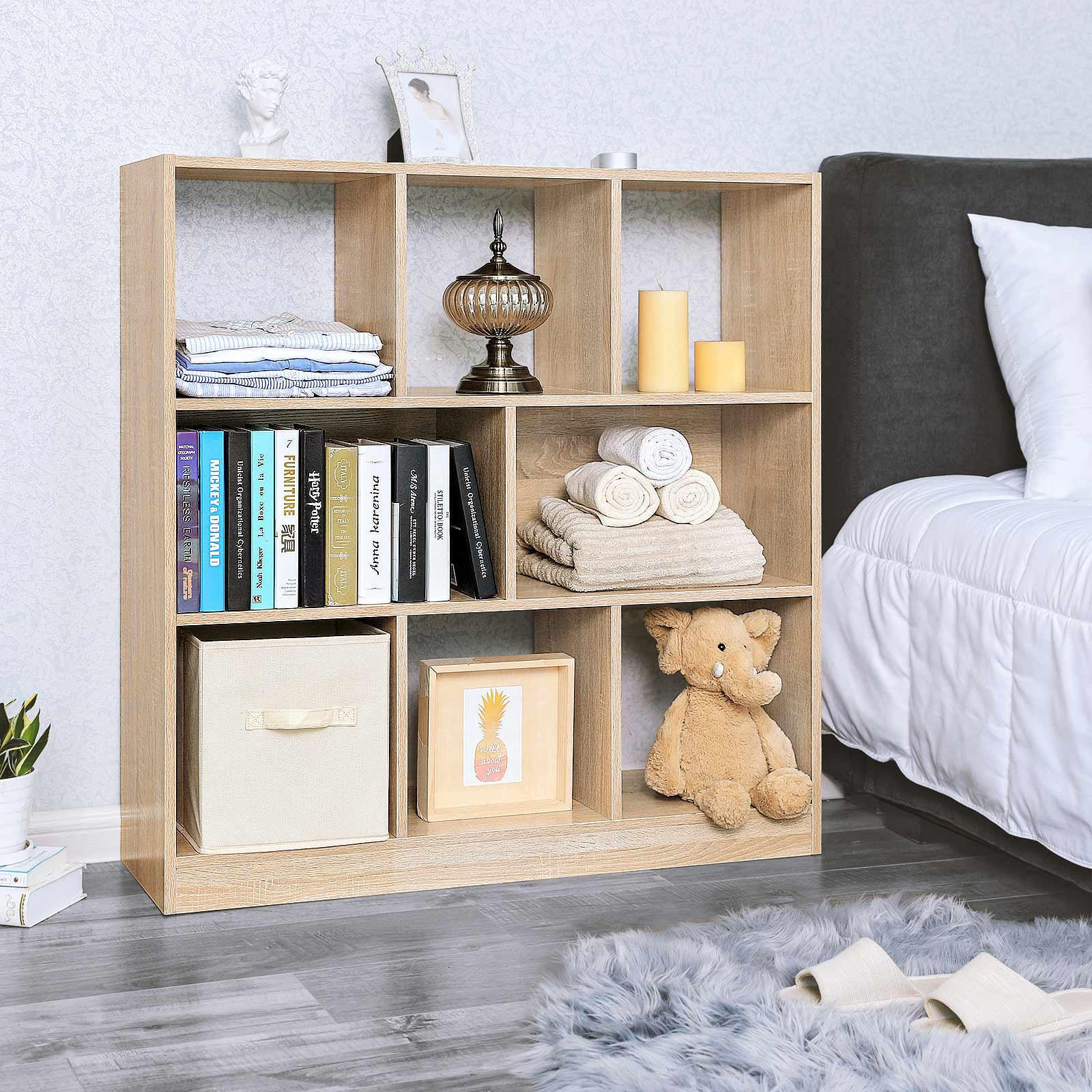 BÜCHERREGAL STANDREGAL - Schwarz, Holzwerkstoff (30/30/97.5cm) - Hansiro